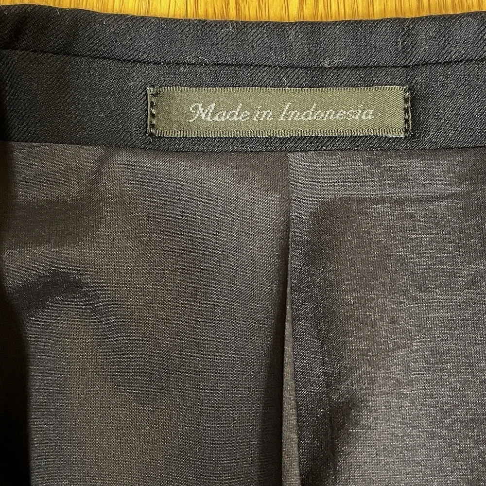 Lauren Ralph Lauren Navy‎ Blue Total Comfort Blazer 43L Gold Buttons Sport Coat